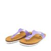 Emma Pretty Metallic Purple Thong Sandal Clearance