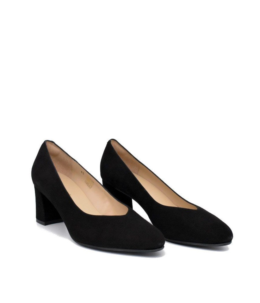 PieSanto Piesanto Premium Black Suede Block Heels Hot