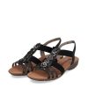 Remonte Remonte Stylish Strappy Black Sandals New