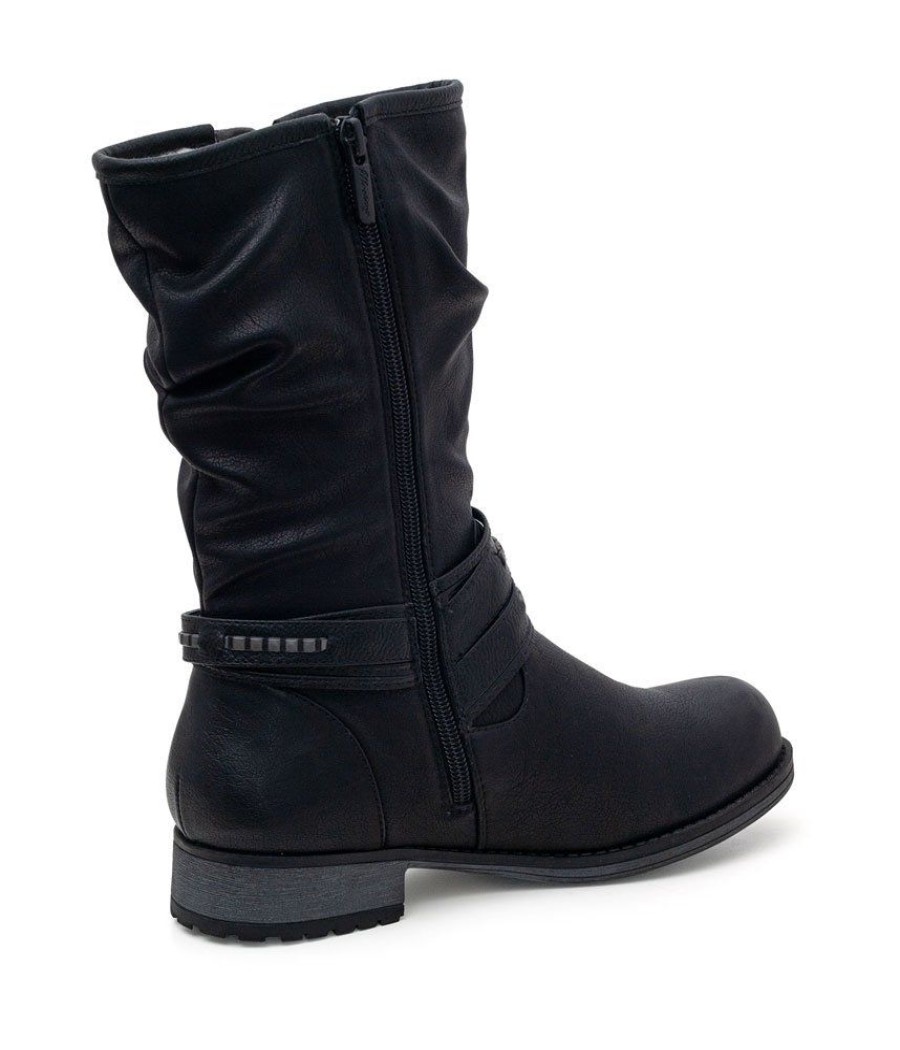 Mustang Mustang Versatile Black Mid Calf Boots Clearance