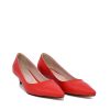 Belle & Lucy Classic Red Kitten Heels Online