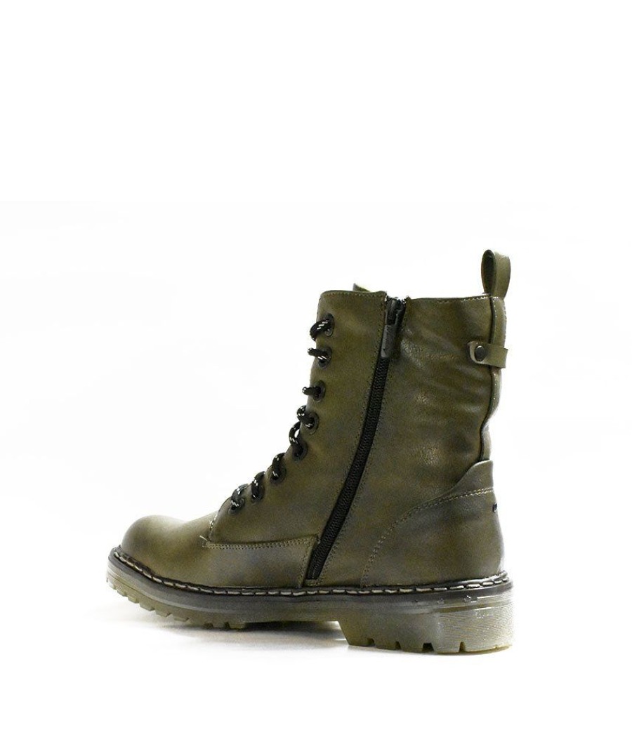 Mustang Mustang Fab Olive Ankle Boots Hot