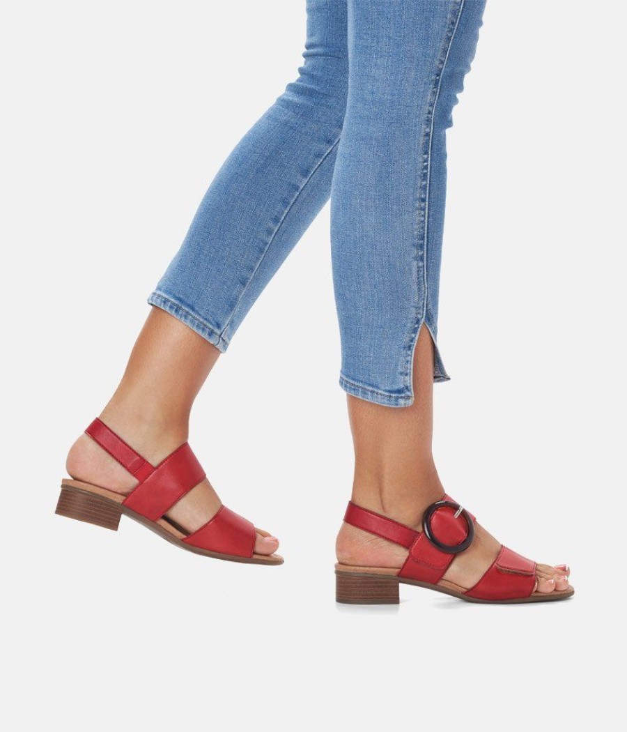 Remonte Remonte Chic Flame Red Sandals Best