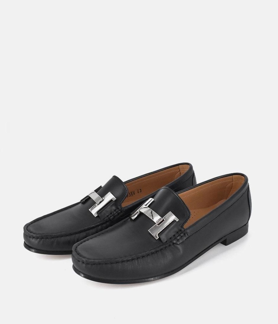 Vittoria Mengoni Vittoria Mengoni Premium Black Leather Loafers Best