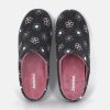 Berevere Pretty Grey Flower Slippers Online