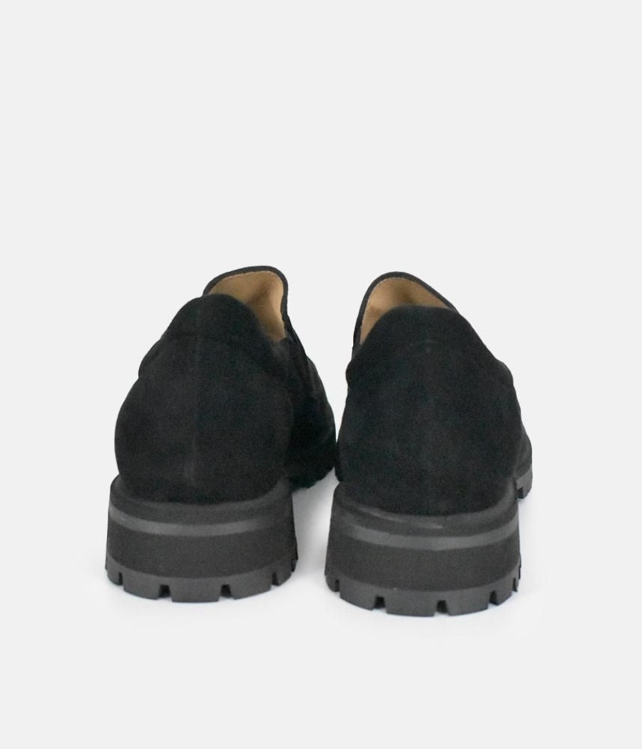 PieSanto Piesanto Deluxe Black Suede Loafers Hot