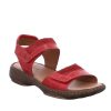 Josef Seibel Josef Seibel Red Combi Ladies Sandal Hot