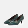 Brenda Zaro Brenda Zaro Green Low Stiletto Heels Best