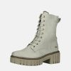 Mustang Mustang Ice White Platform Ankle Boots Wholesale