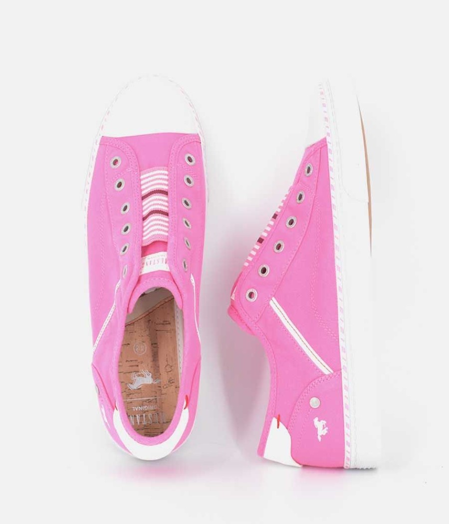 Mustang Mustang Pretty Barbie Pink Slip On Trainer Clearance