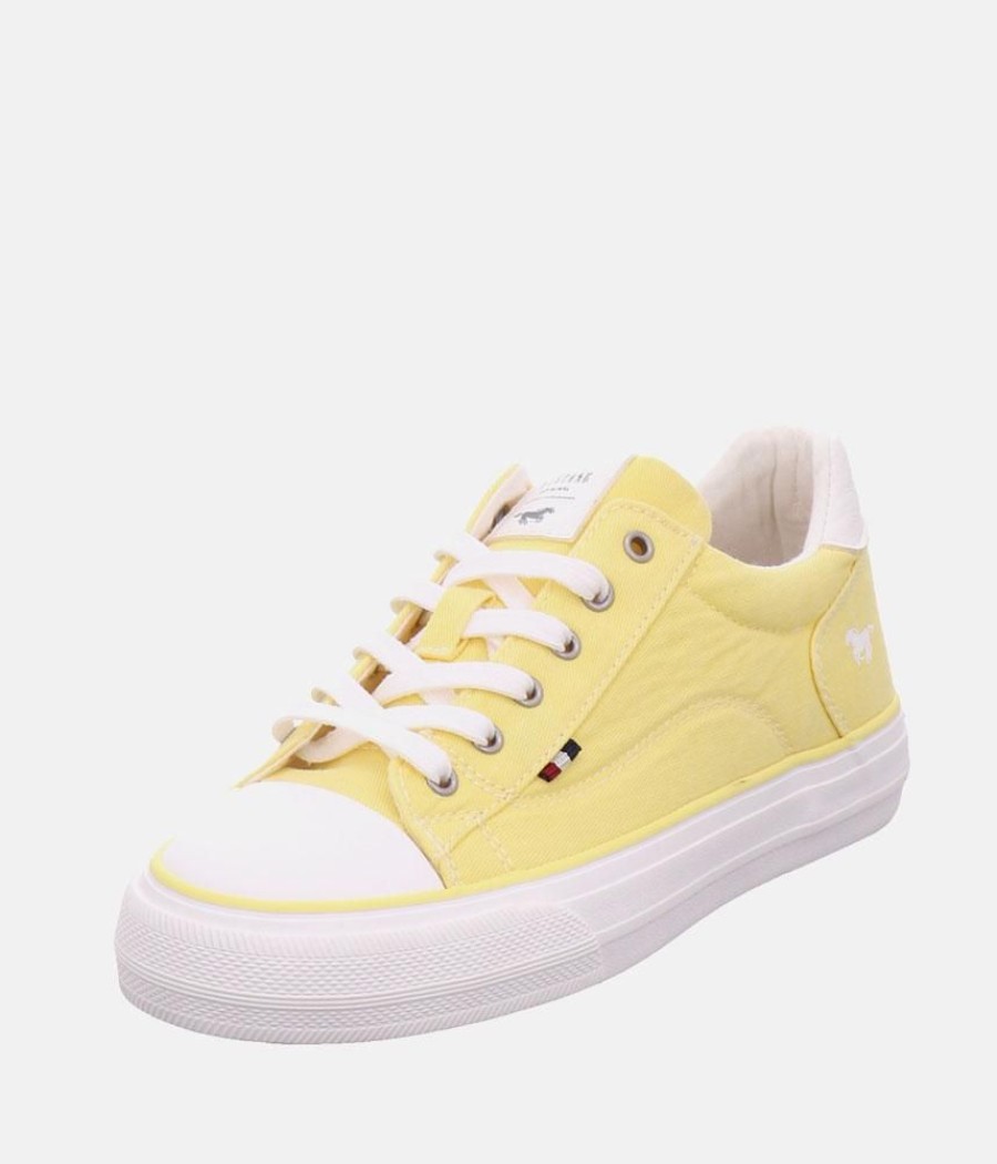 Mustang Mustang Sporty Yellow Low Top Trainer Hot