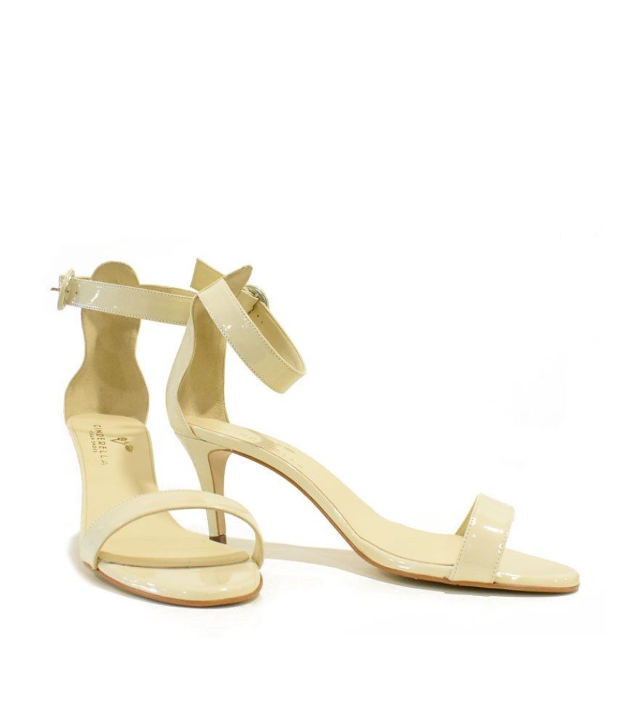 Cinderella Shoes Cinderella Vegan Shoes Barely There Beige Patent Sandals Online