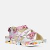 Laura Vita Laura Vita Strappy Candy Pink Multi Sandals Best