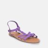 Glaritis Glaritis Pretty Purple T-Strap Sandal New