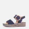 Gabor Gabor Stylish Navy Wedge Sandals Wholesale