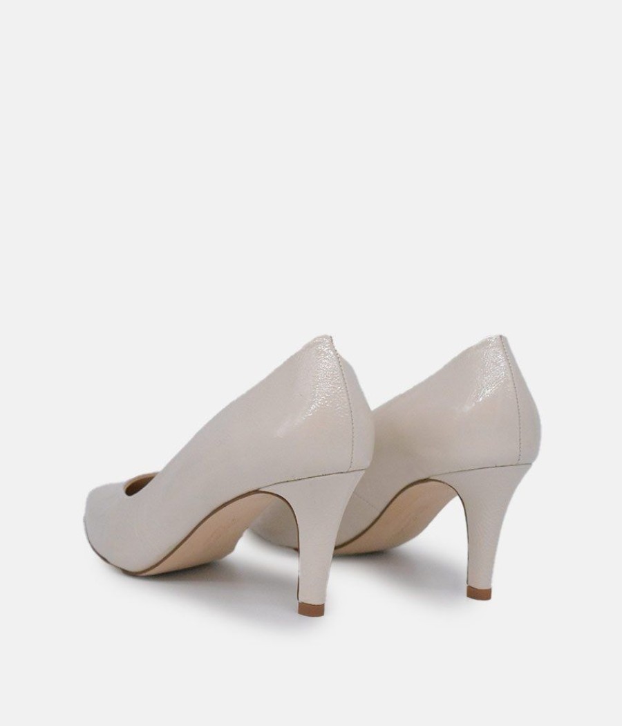 PieSanto Piesanto Premium Beige Leather Heels Hot