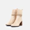 Brenda Zaro Brenda Zaro Deluxe Tall Beige Ankle Boots Wholesale