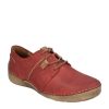 Josef Seibel Josef Seibel Pretty Red Leather Lace Up Shoe Wholesale