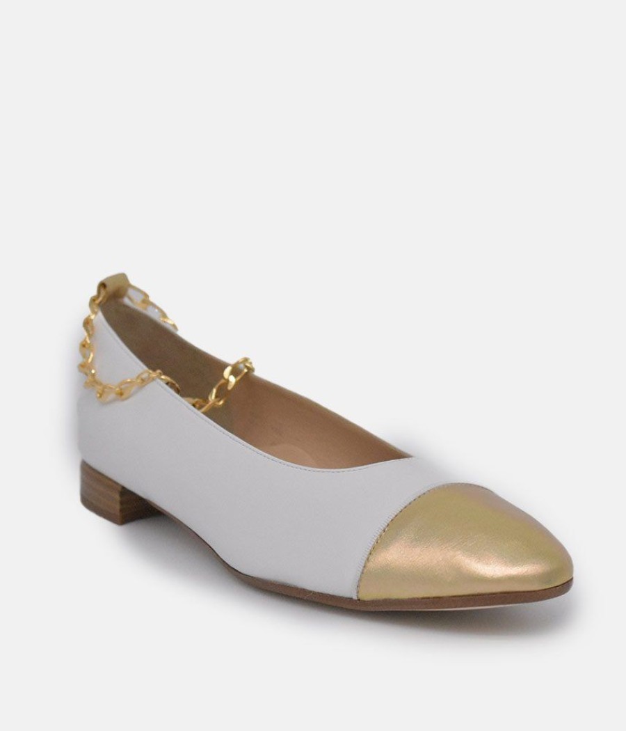 Brunate Brunate Luxe Gold Link Flats Online