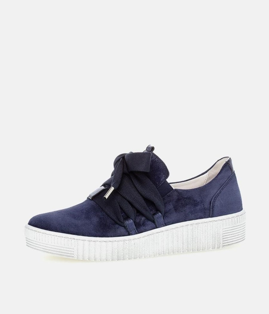 Gabor Gabor Glam Navy Slip On Trainers Clearance