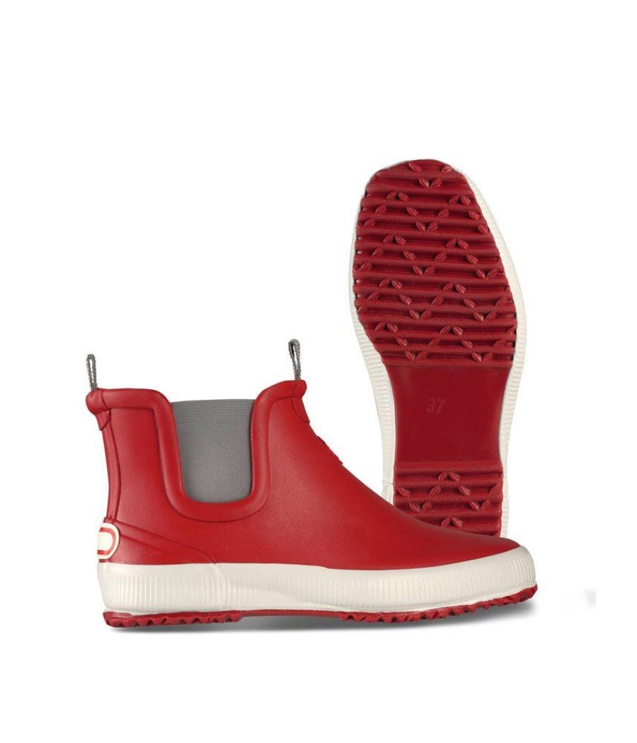 Nokian Stylish Hai Low Dark Red Rubber Boots Clearance