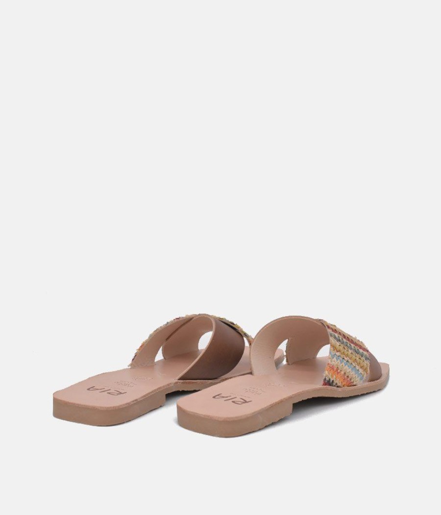 Ria Ria Caramel Colour Pop Criss Cross Sandals Online