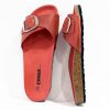 Emma Versatile Chic Red Leather Slides Clearance