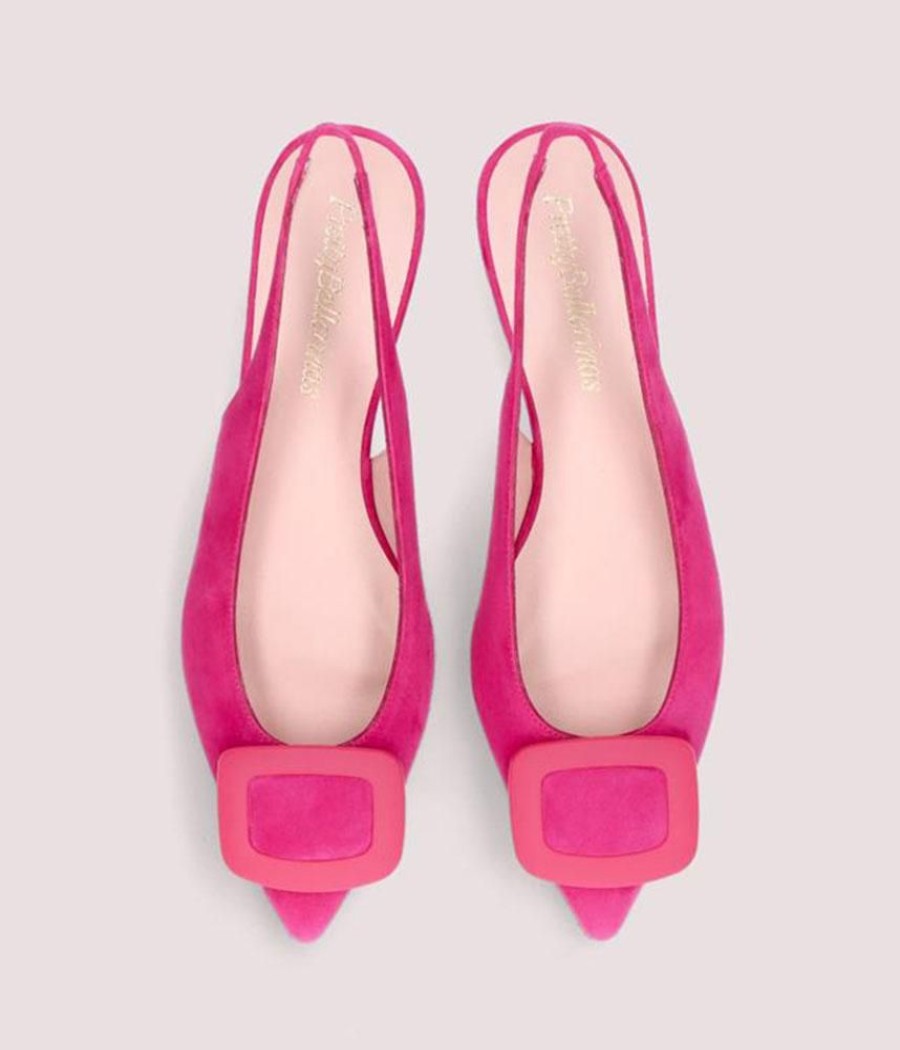 Pretty Ballerina Pretty Ballerina Deluxe Pink Slingbacks Clearance