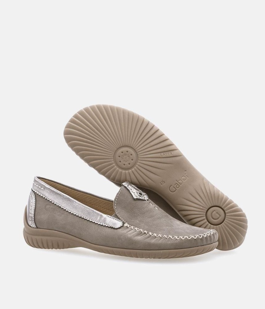 Gabor Gabor Soft Grey Sporty Mocassin Online