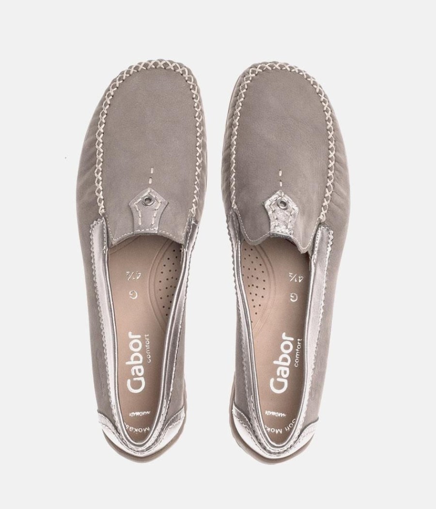 Gabor Gabor Soft Grey Sporty Mocassin Online