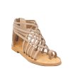 Glaritis Glaritis Criss Cross Gladiator Eurydice Sandals Best