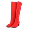 Belle & Lucy Belle & Lucy Stunning Long Red Boots Online