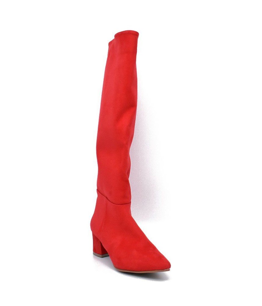 Belle & Lucy Belle & Lucy Stunning Long Red Boots Online