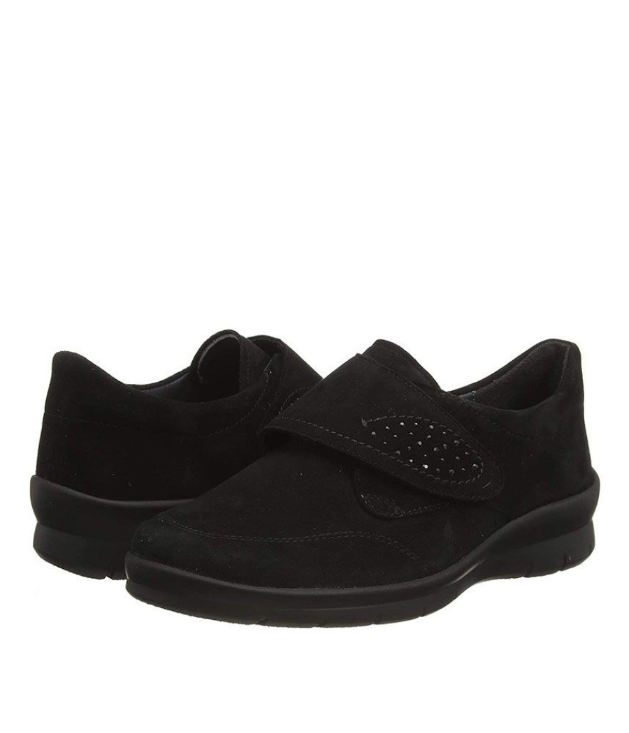 Semler Semler Deluxe Black Velour Shoes Hot