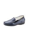 Waldlaufer Waldlaufer Classic Wide Fit Navy Loafers Wholesale