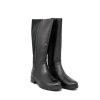 Tamaris Tamaris Versatile Black Leather Knee High Boots Wholesale