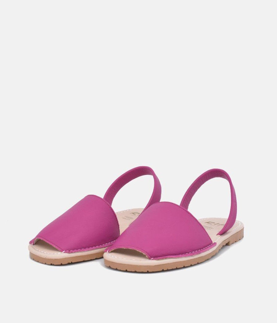 Ria Ria Plush Hot Pink Abarca Sandals Wholesale