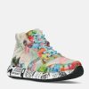 Laura Vita Laura Vita Pretty Multi Colour Hi Top Fashion Trainer New