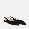 Hogl Hogl Stylish Black Suede Slingbacks Hot