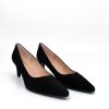 Cinderella Shoes Cinderella Shoes Classic Black Suede Stiletto Heel Clearance