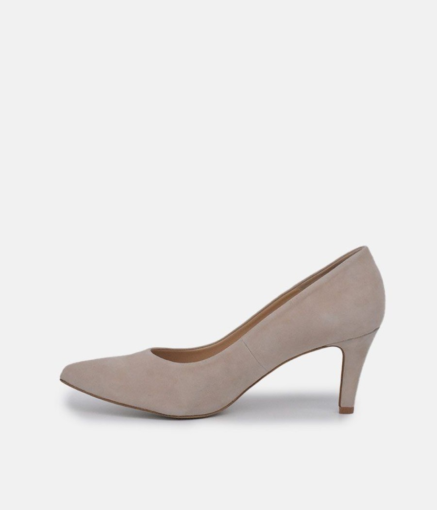 PieSanto Piesanto Premium Beige Suede Heels Hot