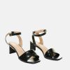 Andres Machado Versatile Black Occasion Leather Sandals New