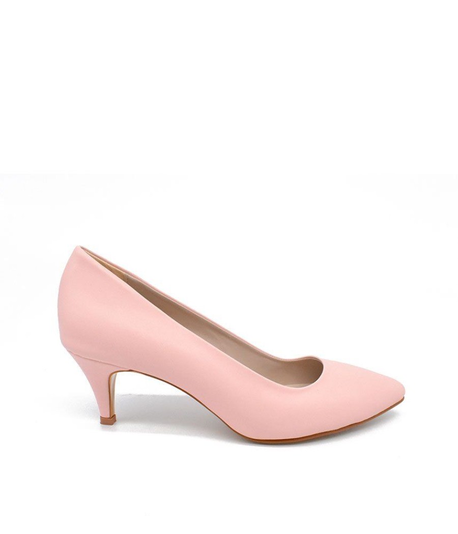 Belle & Lucy Pretty Pink Midi Heels Online