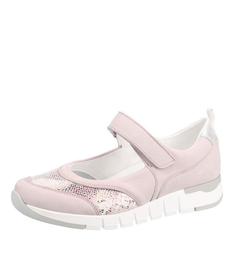 Waldlaufer Waldlaufer Sporty Pink Mary Jane Style Shoes New