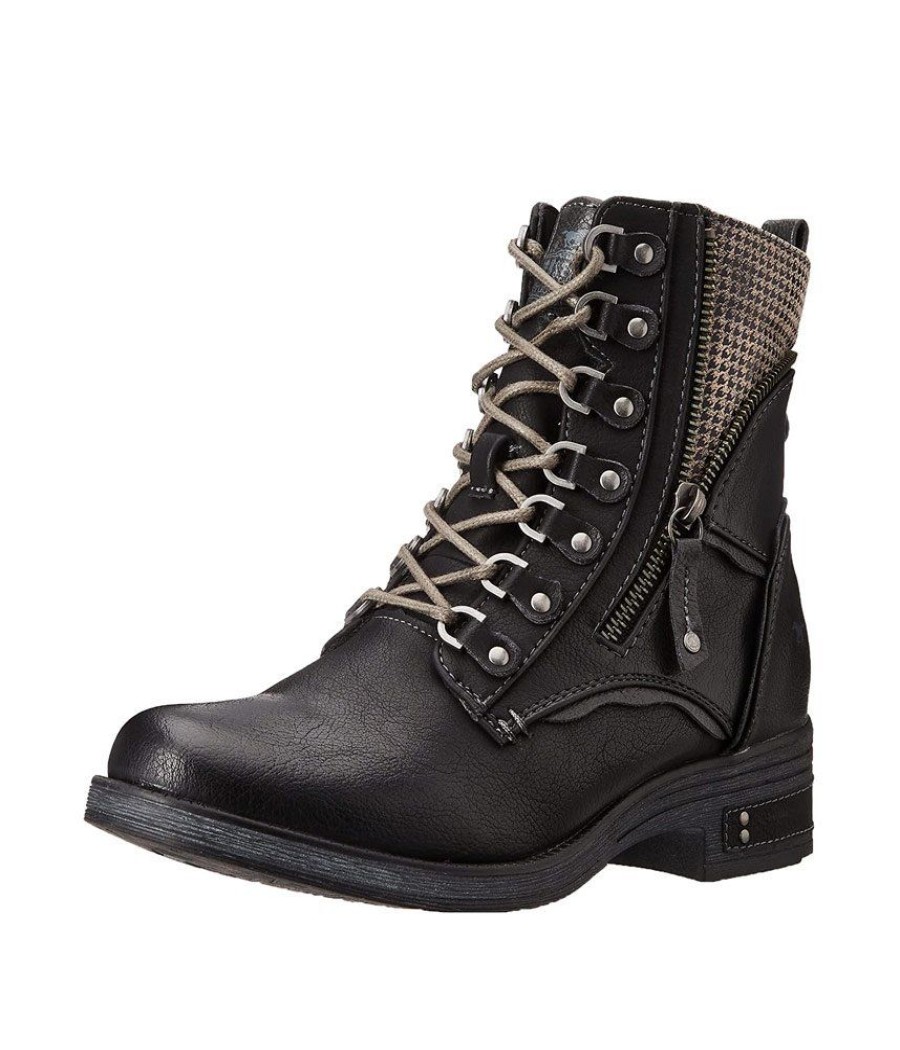 Gabor Mustang Stylish Black Ankle Boots Online