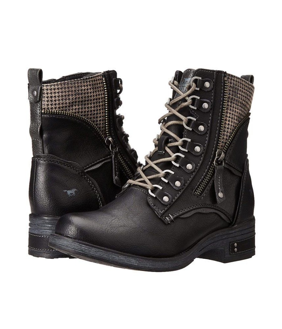 Gabor Mustang Stylish Black Ankle Boots Online