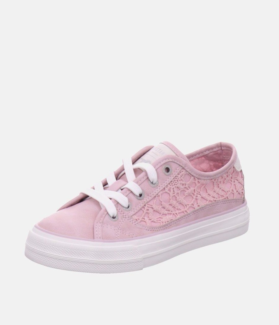 Mustang Mustang Fashionable Pink Low Top Sneaker New