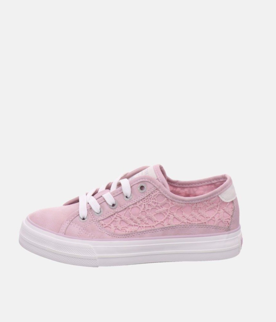 Mustang Mustang Fashionable Pink Low Top Sneaker New