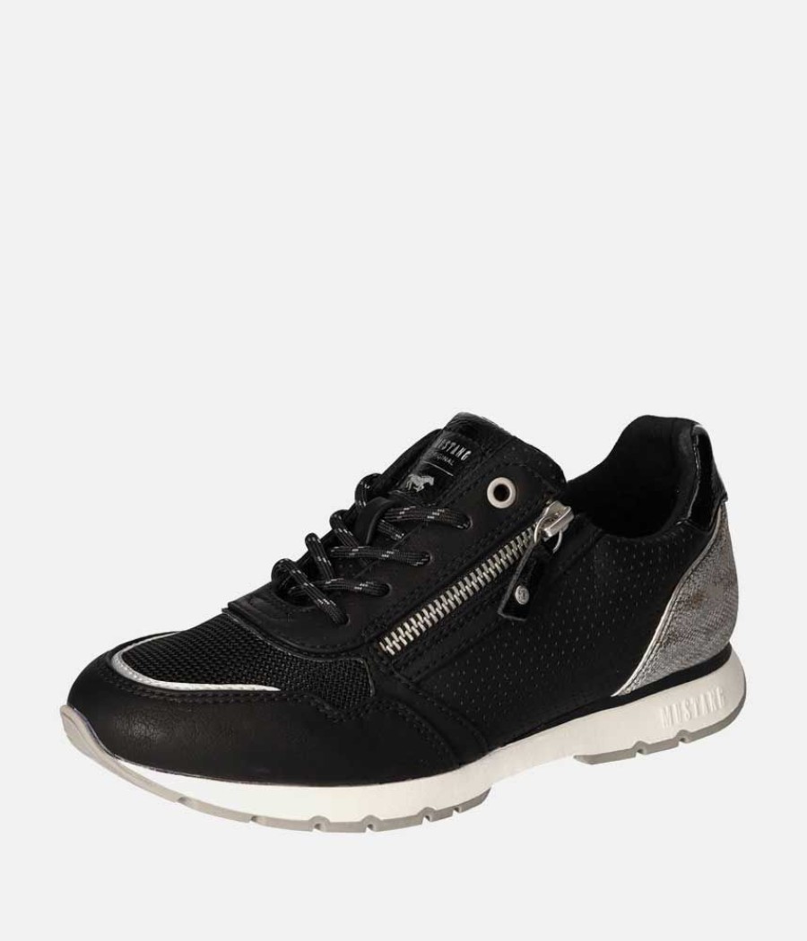 Mustang Mustang Sporty Black Combi Sneaker New