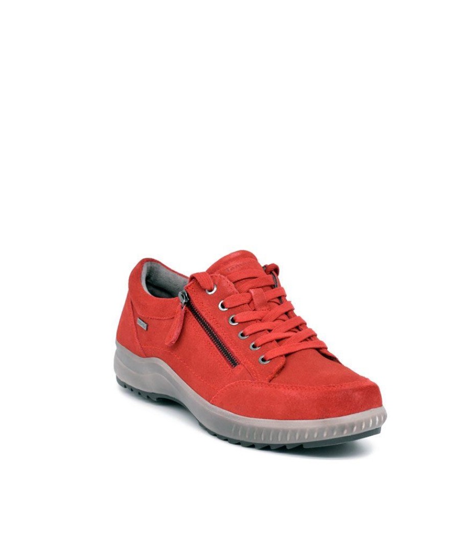 Tamaris Tamaris Low Top Fire Red Comfort Trainers Hot